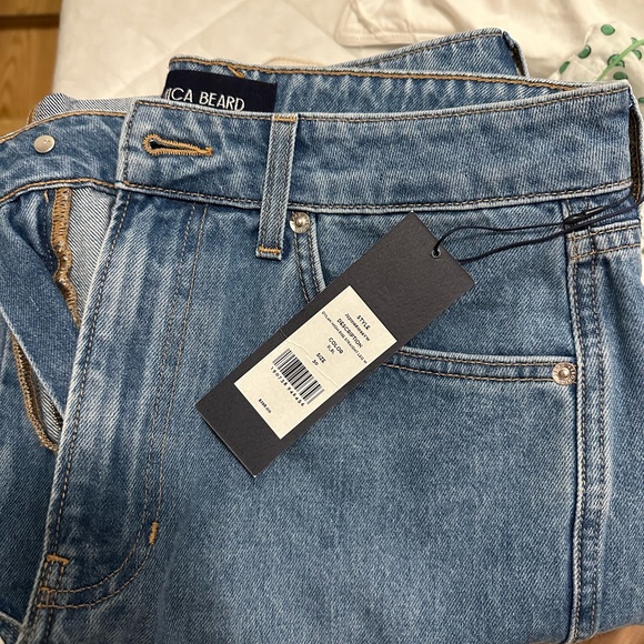 NWT Veronica Beard Dylan High Rise Straight Jean - Picture 3 of 4